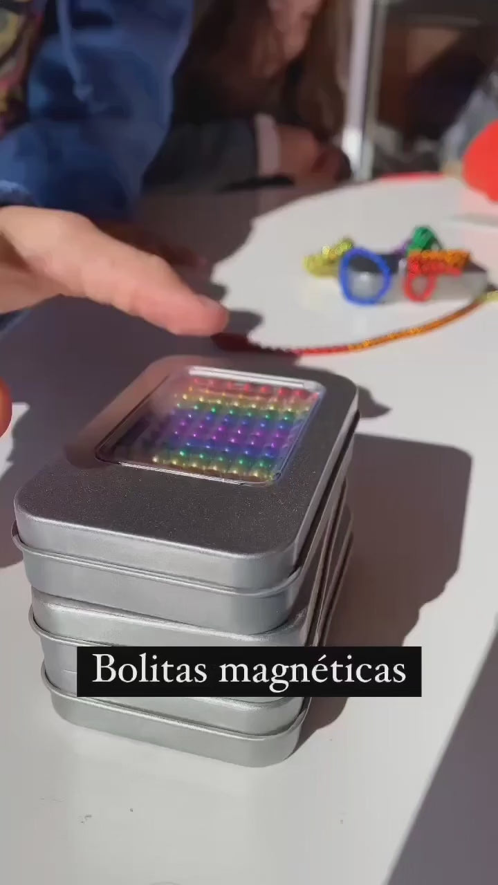 Descubre estas bolitas magneticas. El juguete viral de los peques